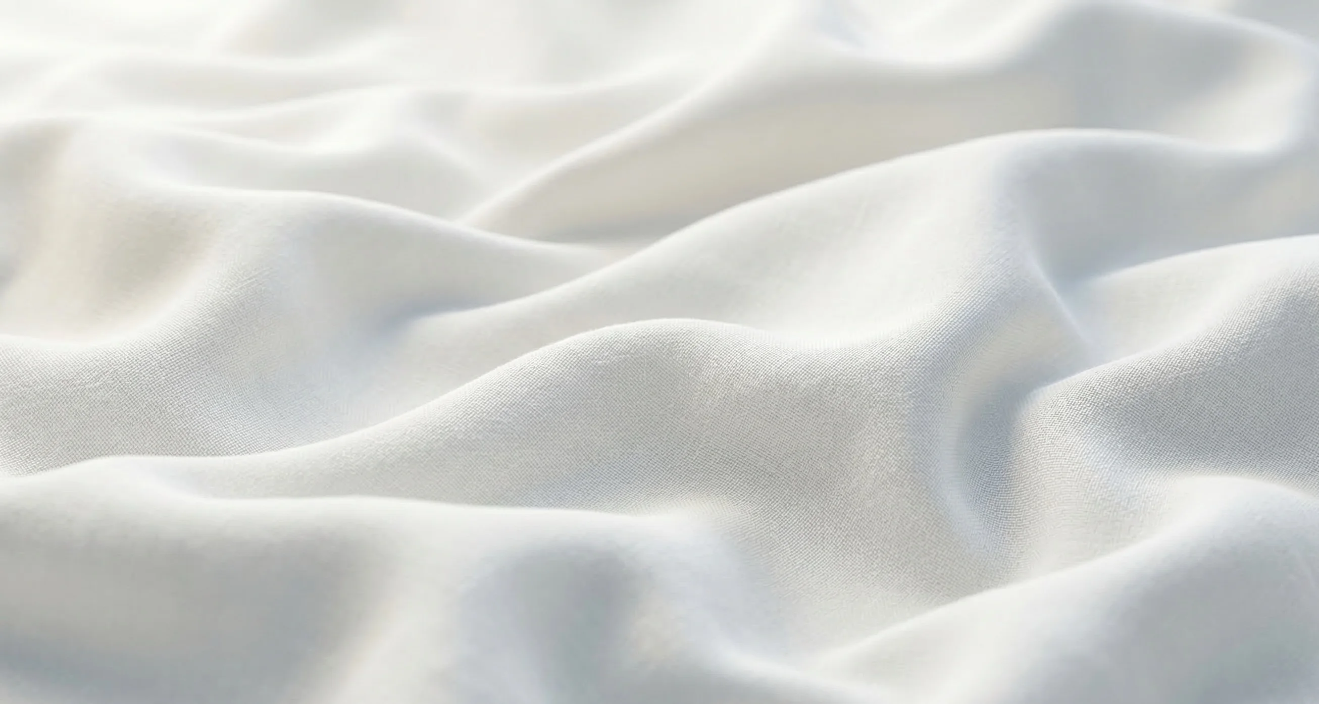 Crisp white linens